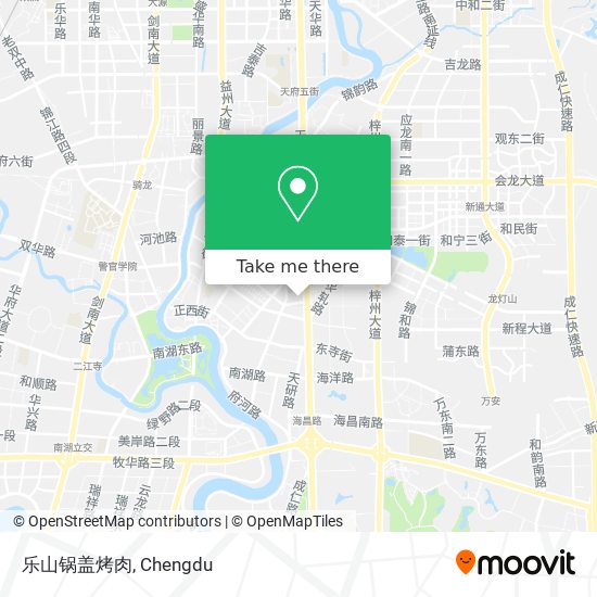 乐山锅盖烤肉 map