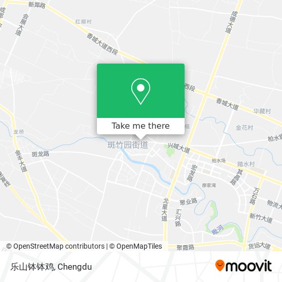 乐山钵钵鸡 map