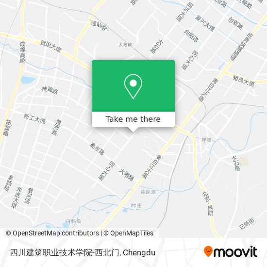 四川建筑职业技术学院-西北门 map