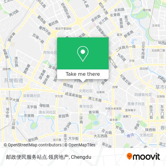 邮政便民服务站点.领房地产 map