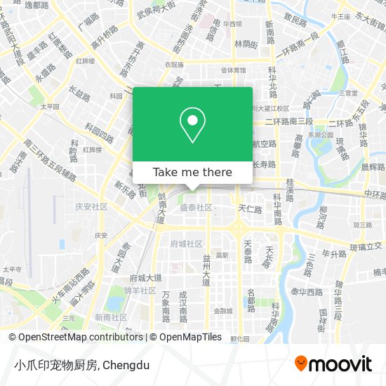 小爪印宠物厨房 map