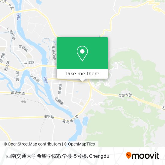 西南交通大学希望学院教学楼-5号楼 map