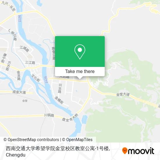 西南交通大学希望学院金堂校区教室公寓-1号楼 map