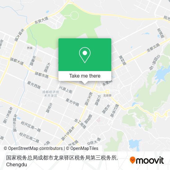 国家税务总局成都市龙泉驿区税务局第三税务所 map