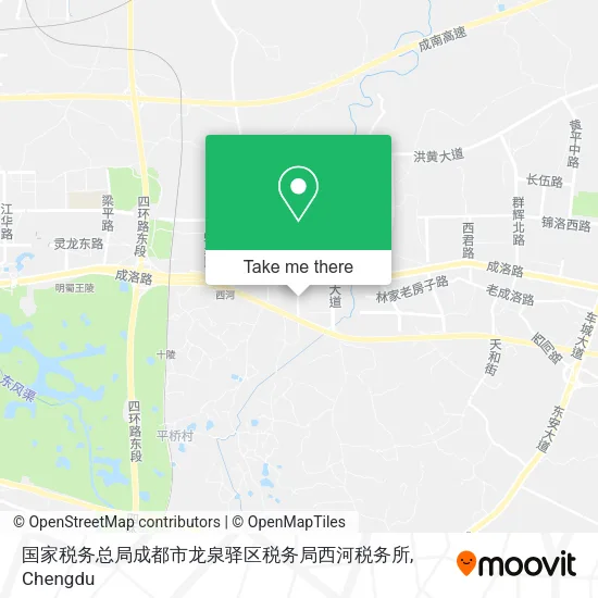 国家税务总局成都市龙泉驿区税务局西河税务所 map