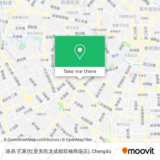 路易·艺家(红星美凯龙成都双楠商场店) map