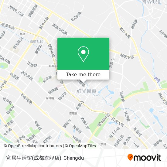 宽居生活馆(成都旗舰店) map