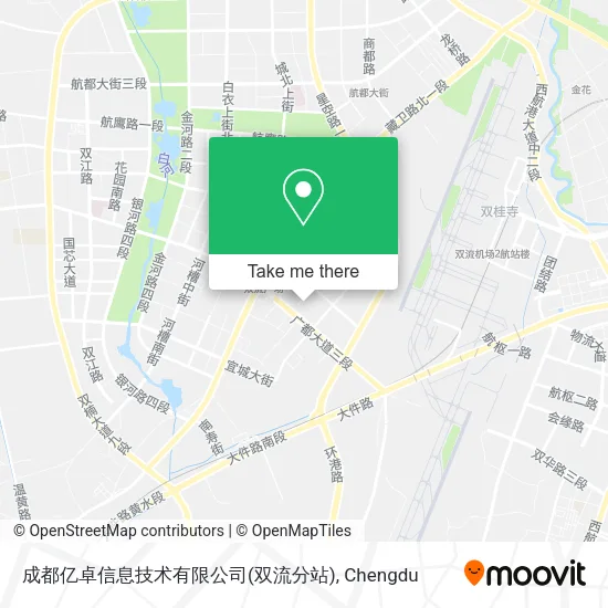 成都亿卓信息技术有限公司(双流分站) map