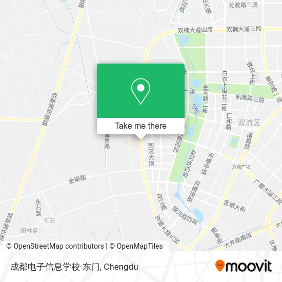 成都电子信息学校-东门 map