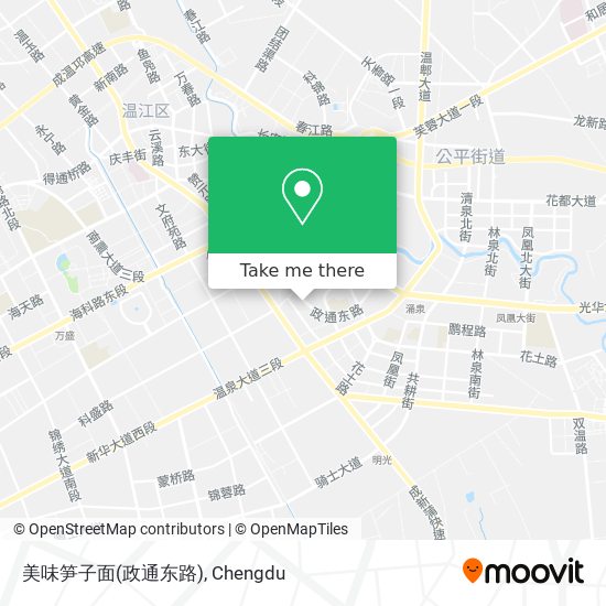 美味笋子面(政通东路) map