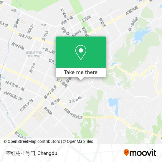 霏红榭-1号门 map