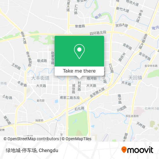 绿地城-停车场 map