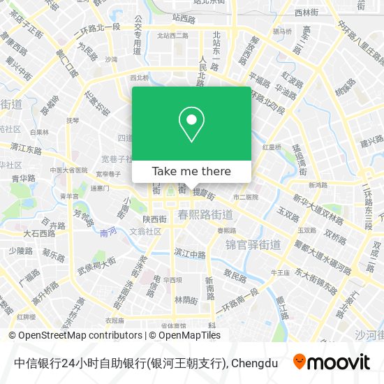 中信银行24小时自助银行(银河王朝支行) map