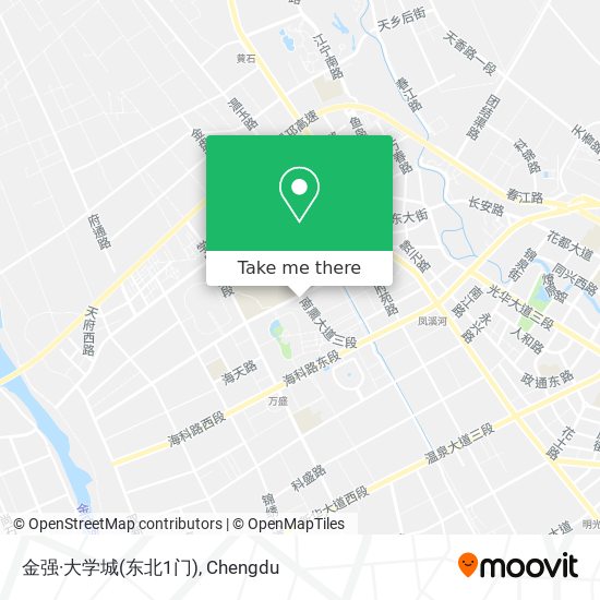 金强·大学城(东北1门) map