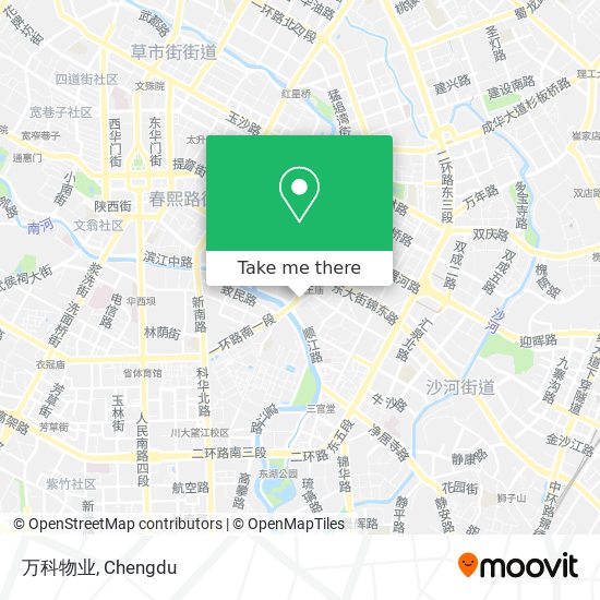 万科物业 map