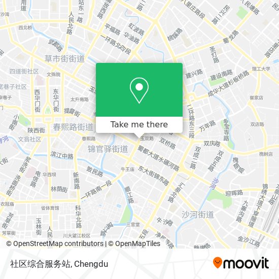 社区综合服务站 map