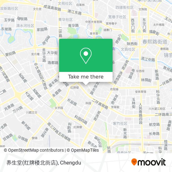 养生堂(红牌楼北街店) map