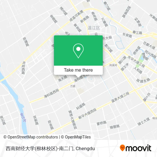 西南财经大学(柳林校区)-南二门 map