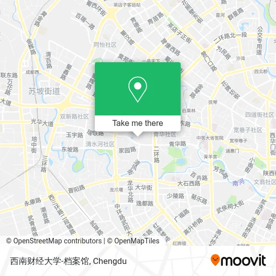 西南财经大学-档案馆 map