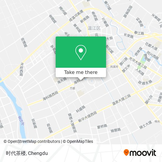 时代茶楼 map