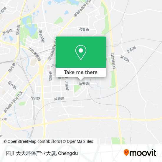四川大天环保产业大厦 map