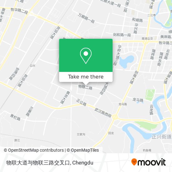 物联大道与物联三路交叉口 map