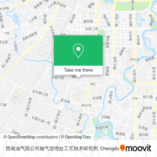 西南油气田公司输气管理处工艺技术研究所 map