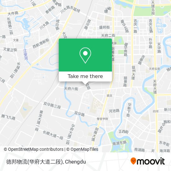 德邦物流(华府大道二段) map