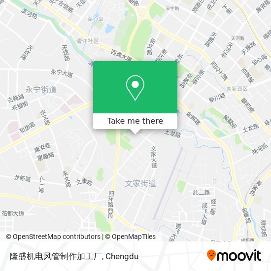 隆盛机电风管制作加工厂 map