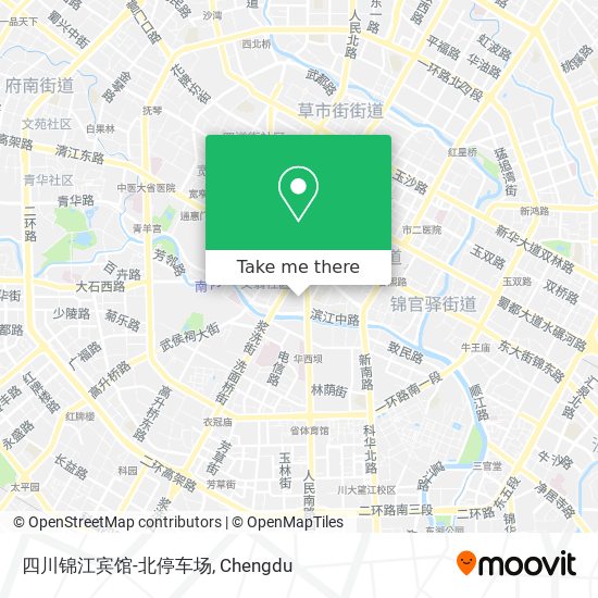 四川锦江宾馆-北停车场 map