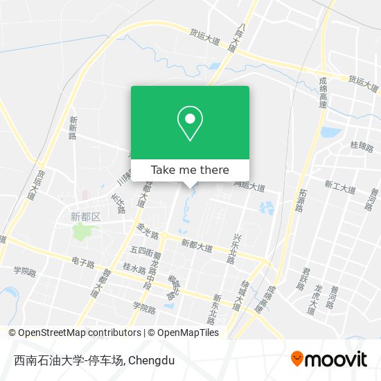 西南石油大学-停车场 map