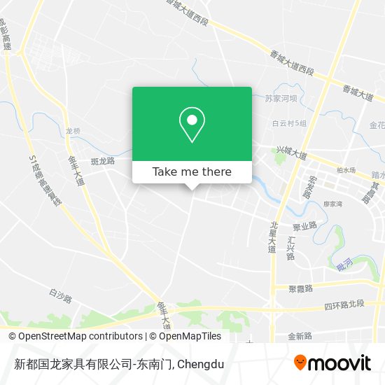 新都国龙家具有限公司-东南门 map