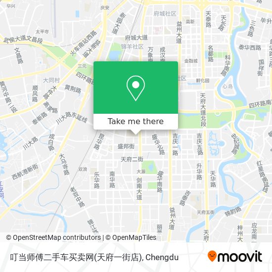 叮当师傅二手车买卖网(天府一街店) map