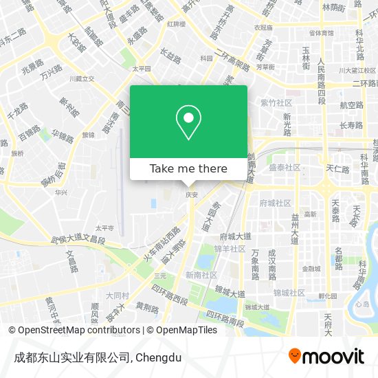 成都东山实业有限公司 map