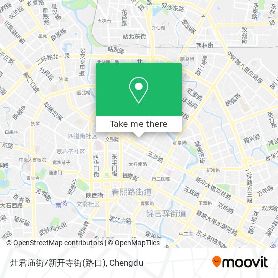 灶君庙街/新开寺街(路口) map