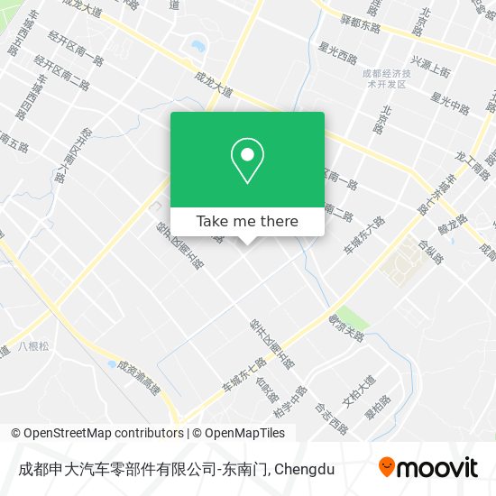 成都申大汽车零部件有限公司-东南门 map