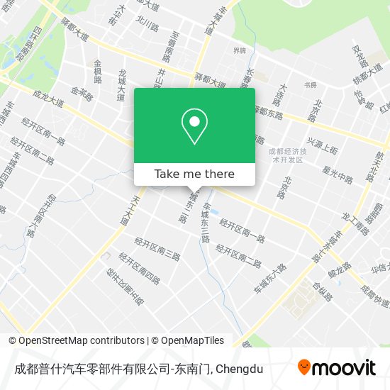 成都普什汽车零部件有限公司-东南门 map