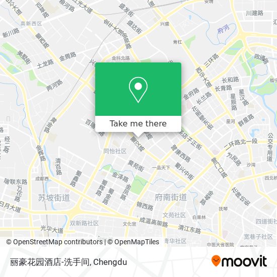 丽豪花园酒店-洗手间 map