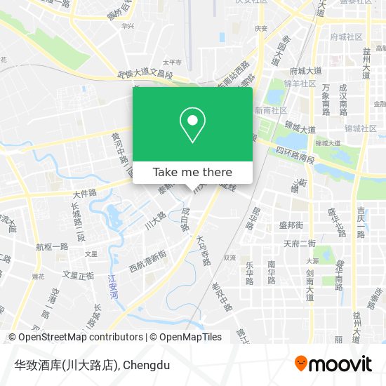 华致酒库(川大路店) map
