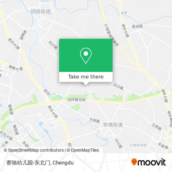 赛驰幼儿园-东北门 map