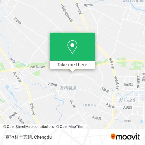 赛驰村十五组 map