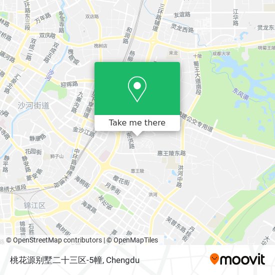 桃花源别墅二十三区-5幢 map