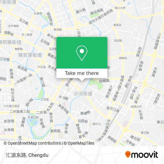 汇源东路 map