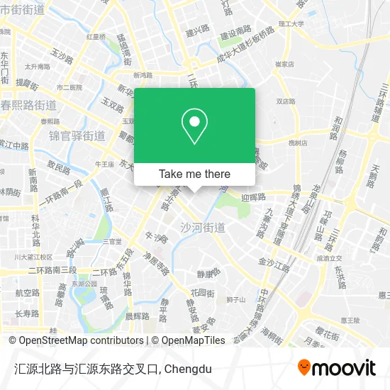 汇源北路与汇源东路交叉口 map