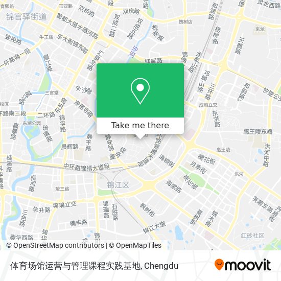 体育场馆运营与管理课程实践基地 map