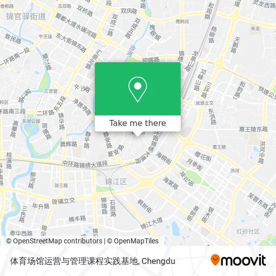 体育场馆运营与管理课程实践基地 map