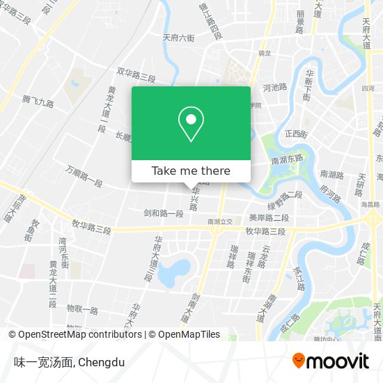 味一宽汤面 map
