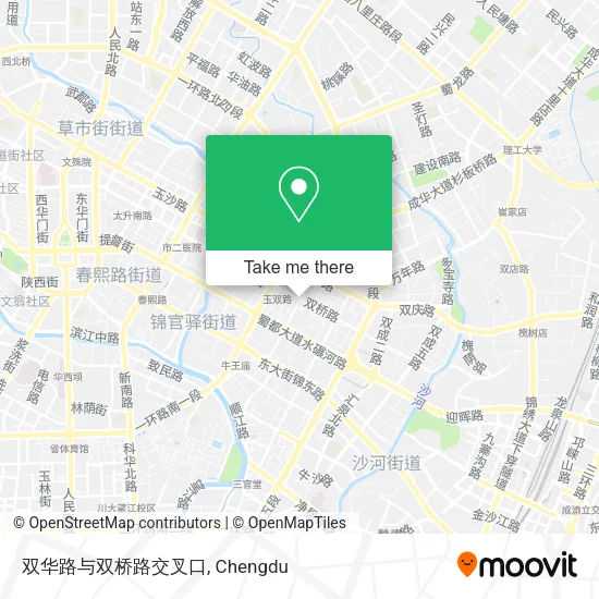 双华路与双桥路交叉口 map