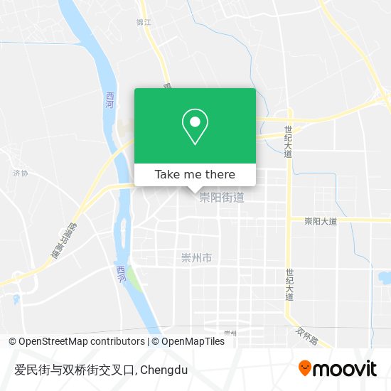 爱民街与双桥街交叉口 map