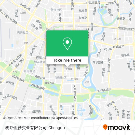 成都金觥实业有限公司 map